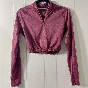 Adidas Cropped Zip Up